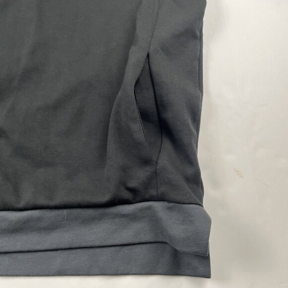 Adidas Adicross 1/4 Zip Hoodie Sweatshirt Men’s L Side Zip Cotton Blend Black - Picture 8 of 12